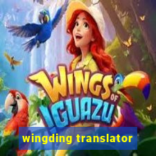 wingding translator